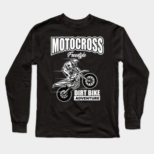 MOTOCROSS DIRT BIKE ADVENTURE Long Sleeve T-Shirt